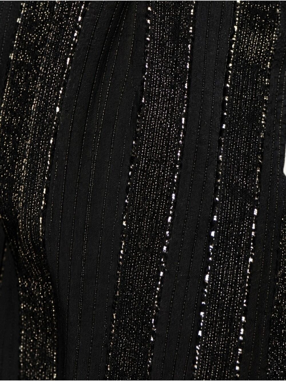 Andrée Black Shimmer Maxi Dress L Resort Chic Coastal Luxe Glam NWT - Picture 7 of 10